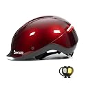 Overade Innovation - 'Life' Helmet for Bicycle and Scooter, with Powerful Front/Rear Light, Including Oximote Flashing Remote Control, One Size fits All.