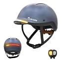 Overade Innovation - 'Life' Helmet for Bicycle and Scooter, with Powerful Front/Rear Light, Including Oximote Flashing Remote Control, One Size fits All.