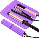 Silicone Heat Resistant Mat for Hair Tools, Oversize, Purple