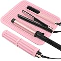 Silicone Heat Resistant Mat for Hair Tools, Oversize, Pink
