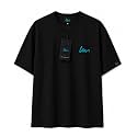 Oversized T-Shirt for Men and Women Black