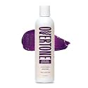 Overtone Daily Color Depositing Conditioner - 8oz Temporary Coloring Conditioner with Shea Butter & Coconut Oil - Refresh Color & Prevent Fading - Vegan & Cruelty-Free, Purple for Brown is Royal Plum