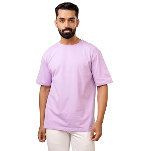 OVESIZED T-Shirt for Men -Lavender
