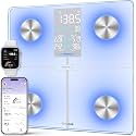 Ovutek Smart Scale for Body Weight, BMI, Muscle Mass, Color-Changing LED