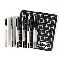 OWDEN 6 PIECES HOLLOW PUNCH SET (1/8" - 5/16"),LEATHER PUNCH TOOLS, WITH A FREE CUTTING MAT