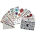 OWINAS,600 + (13 Sticker Sheets),Kids Birthday Gift,RewardStickers,Craft and ScrapbookingStickers,Smiley,Butterfly,Stars,Heart,GiltterStickers,SmileyStickers and More
