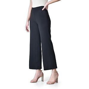 Womens High Waist Straight Fit TrousersSolid Korean