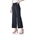 Women39s High Waist Straight Fit TrousersSolid Korean