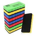 OWLKELA 8 Pcs Dry Erase Erasers, 4 Colors