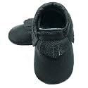 OWLOWLA Baby Moccasins Soft Sole Leather Baby Shoes Infant Toddler Pre-Walker Shoes Baby Boy Girl