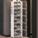 Owme 10-Tier Plastic Shoe Rack with Dustproof