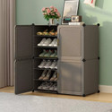 Owme 12-Tier Plastic Shoe Rack with Dustproof