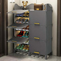 Owme 12-Tier Plastic Shoe Rack with Dustproof