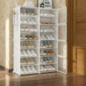 Owme 16-Tier Plastic Shoe Rack with Dustproof