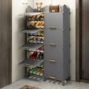 Owme 16-Tier Plastic Shoe Rack with Dustproof