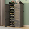 Owme 18-Tier Plastic Shoe Rack with Dustproof