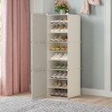 Owme 9-Tier Plastic Shoe Rack with Dustproof