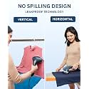 OWNAIR Steam Iron Handheld for Clothes - 1500W Steamer for Ironing Clothes - 24g/min High Steam, Fast Heat-Up in 15s, 110ml Tank, Vertical &amp; Horizontal Garments Steamer for Fabrics