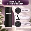 OWNAIR Insulated Sleeve Portable Mixer Bag | Durable, Sleek & Functional Protective Carrying Case for OWNAIR Blender | Appliance Not Included | Black