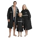 Owntop Swim Parka Adult Kids | Waterproof &amp; Quick-dry | 2-Way Zipper | Oversized Hooded Changing Robe for Beach Pool