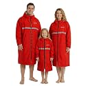 Owntop Swim Parka Adult Kids | Waterproof &amp; Quick-dry | 2-Way Zipper | Oversized Hooded Changing Robe for Beach Pool