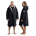 Owntop Swim Parka Kids Adult | Waterproof &amp; Sherpa Lining | Velcro Arm Patch | Oversized Hooded Surf Poncho Changing Robe