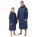 Owntop Swim Parka Kids Adult | Waterproof &amp; Sherpa Lining | Velcro Arm Patch | Oversized Hooded Surf Poncho Changing Robe