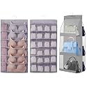 OxbOw Handbag Organizer, Bag Organiser for Ladies Handbags, Purse, Clutch, Closet Organizer for Wardrobe, Purse Organiser with Hanger, Women (30 + 6 Pocket Organizer)
