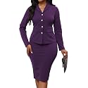 Oxgmoky Women39s Elegant Dresses Work Business Dress