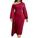 Oxgmoky Women39s Elegant Dresses Work Business Dress