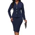 Oxgmoky Women39s Elegant Dresses Work Business Dress