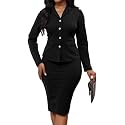 Oxgmoky Women39s Elegant Dresses Work Business Dress