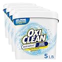 OxiClean White Revive Laundry Whitener and Stain Remover Powder, 5 lb, 80 Ounce (Pack of 4)