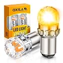 OXILAM 1157 LED Bulb Amber, 800% Brighter, 1157A 2057 Turn Signal Blinker
