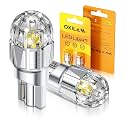 OXILAM 194 LED Bulb for License Plate Bulb Super Bright, 168 T10 W5W 2825 LED Bulb for Dome Door Map Courtesy Trunk Cargo Dash LED Interior Light Bulb, Pack of 2