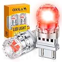 OXILAM 3157 LED Bulb Brake Tail Light, 800% brighter Upgraded 3156 3056 3057 4057 4157 3047 3457 4114 LED Bulb for Stop Third Brake Backup Parking Tail Turn Signal DRL Light Tail Light, Pack of 2
