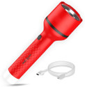 Oximus Smart Portable Rechargeable Torch with 4 Mode Light Type C Fast Charging Torch