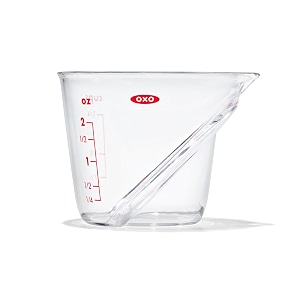 oxo good grips angled measuring cup mini clear