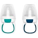 OXO Tot Silicone Self-Feeder 2 Pack Teal/Navy