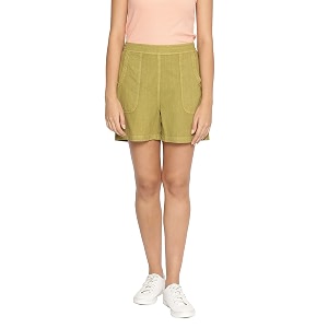 oxolloxo Cotton Washed Shorts in Cobalt Blue
