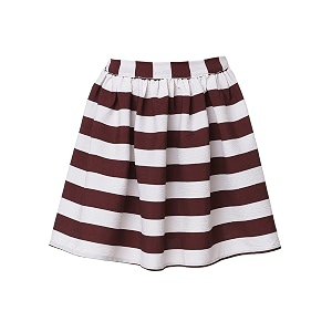 oxolloxo Denim Printed Cotton meld Girl Skirt