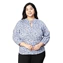 oxolloxo Discovered Blue Floral Printed Plus Size