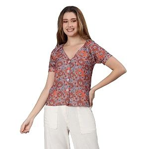 oxolloxo Dreamy Colors Digital Floral Print Women