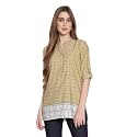 oxolloxo Earthen Printed Women39s Longline Top