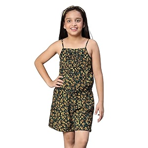 oxolloxo Elasticated girl playsuit
