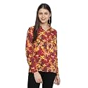 oxolloxo Garden Fused Tropical Print Women Shirt