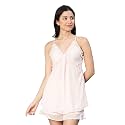 oxolloxo Hooked Printed Ruffled Women Nightwear Top