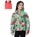 oxolloxo Kids Girl Floral Print Zip Lined