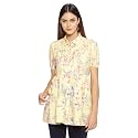 oxolloxo Light Yellow Floral Print Tunic
