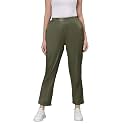 oxolloxo Loud Solid Green Women Pants